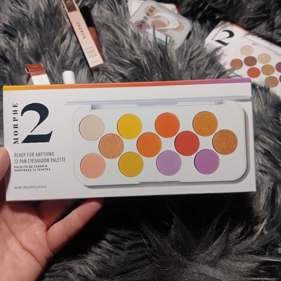 Morphe 2 Ready For Anything 12-Pan Eyeshadow Palettes 5 Piece Set/Bundle New! - Picture 2 of 9